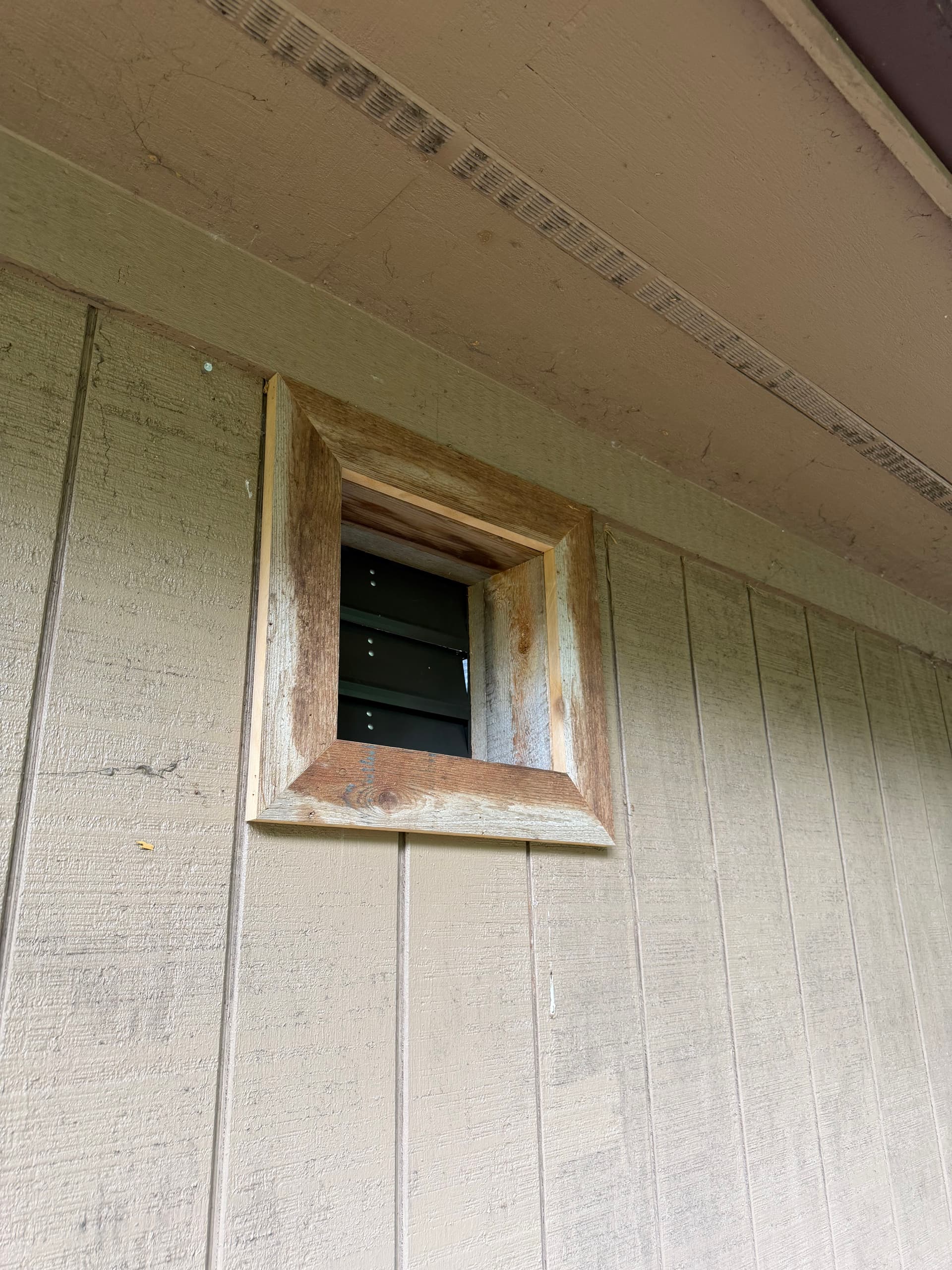 Cedar-Trimmed Vent Fan Install at a Custom Hot Rod Shop