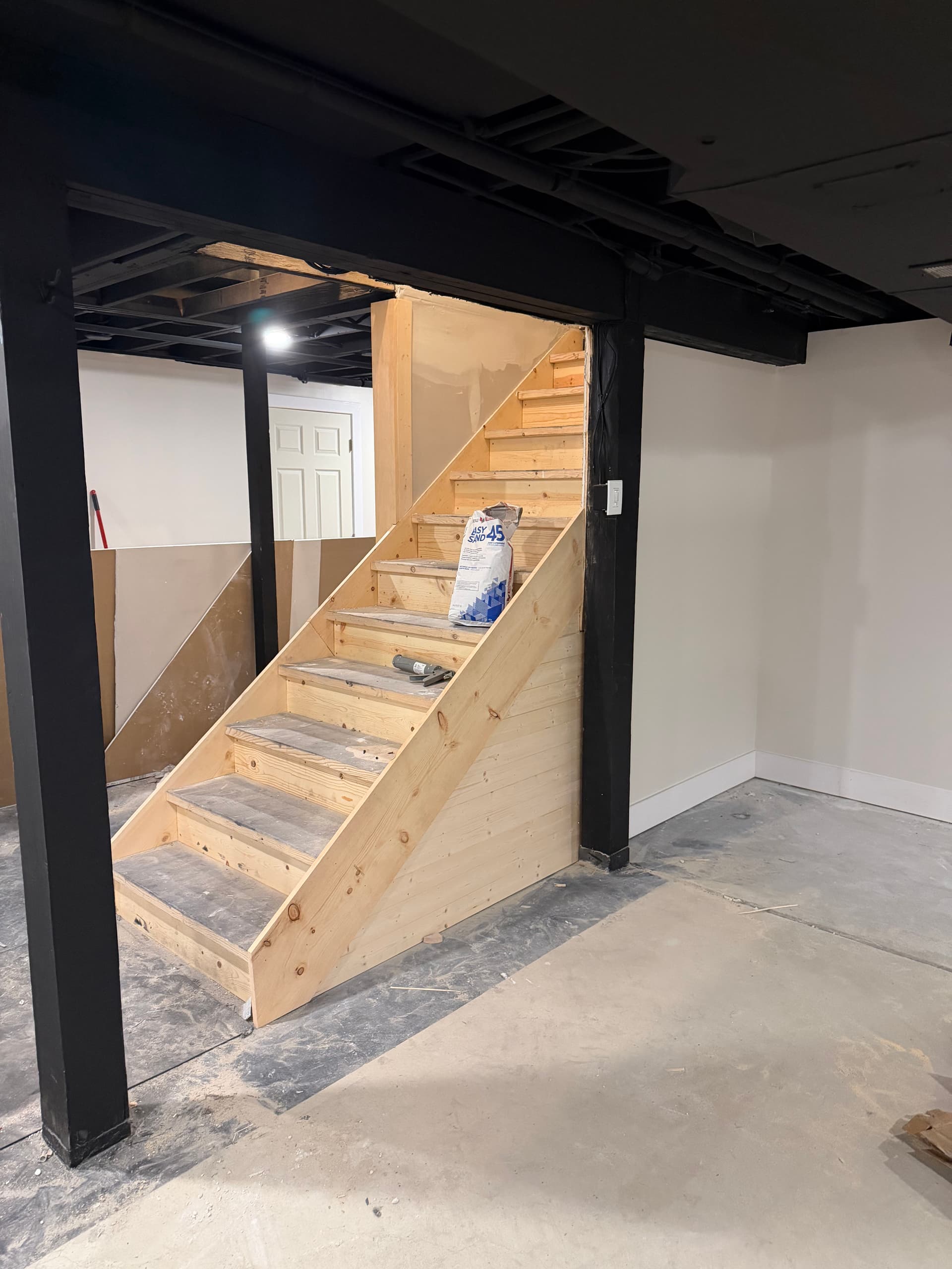 Gallery photos for Custom Under-Stair Storage Built Into a Basement Remodel: Image #3