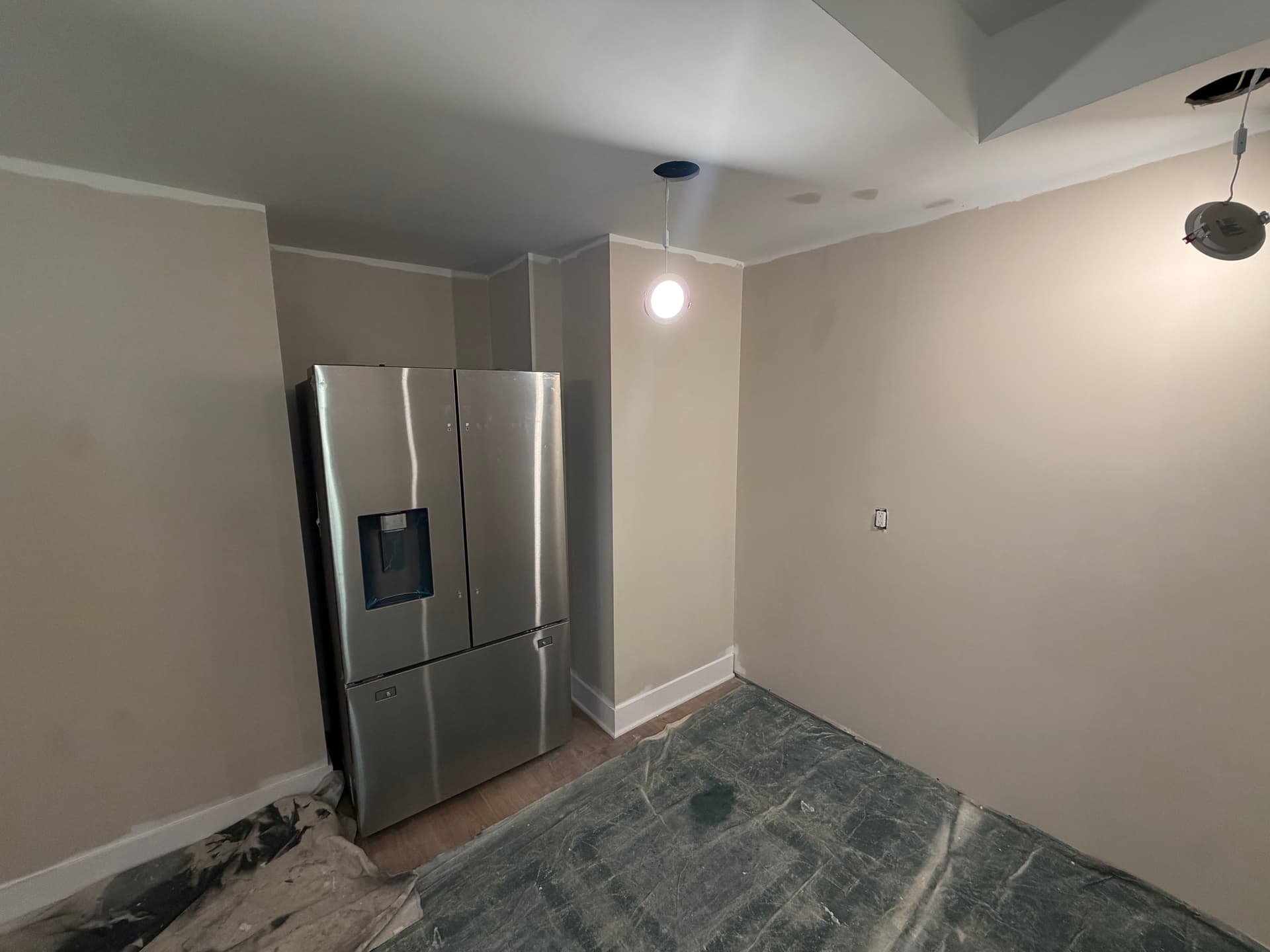 Gallery photos for Full Basement Remodel Taking Shape - Paint Done, Cabinets Up Next: Image #1