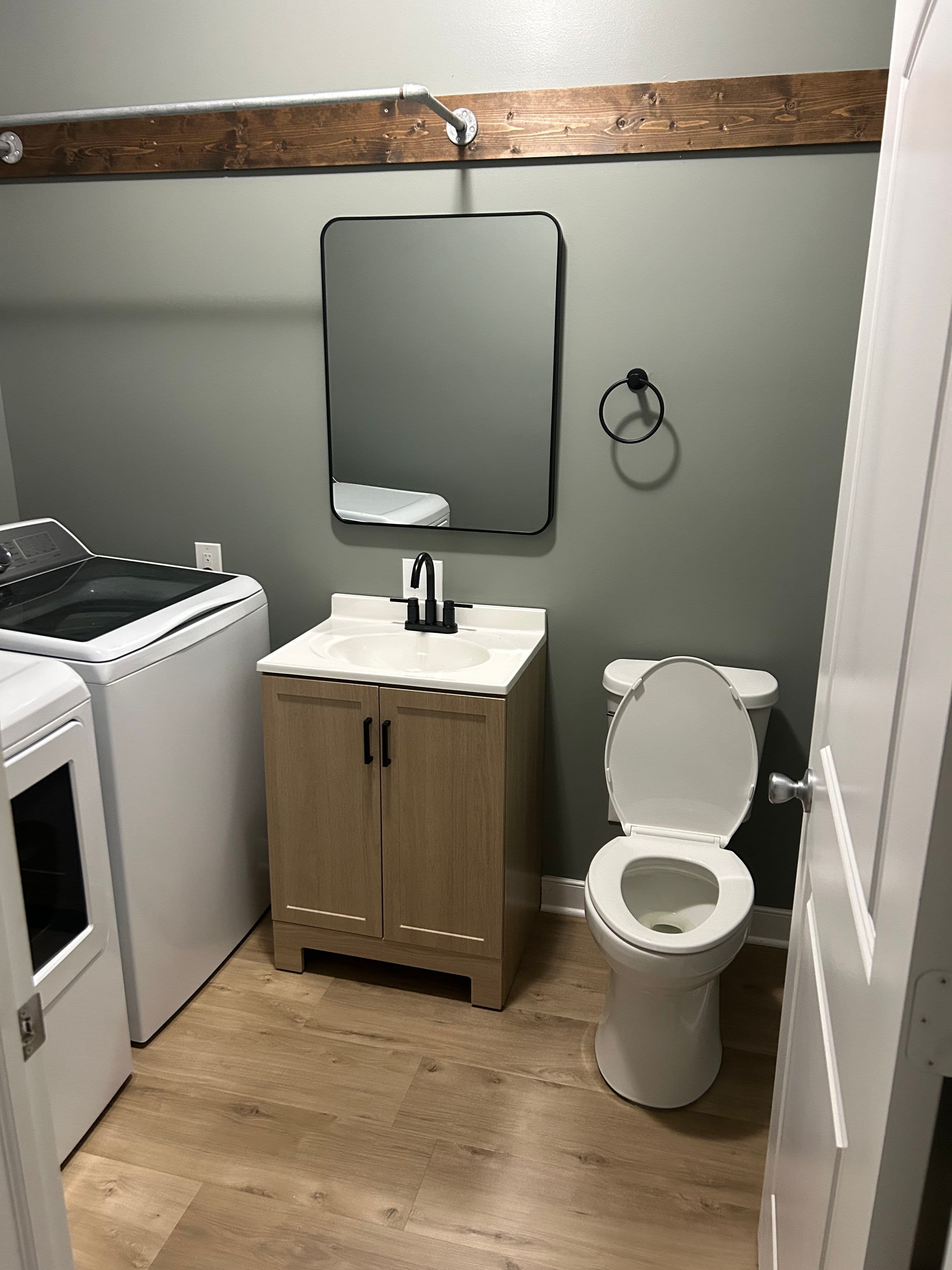 Project Half Bath and Laundry Combo That Actually Works image
