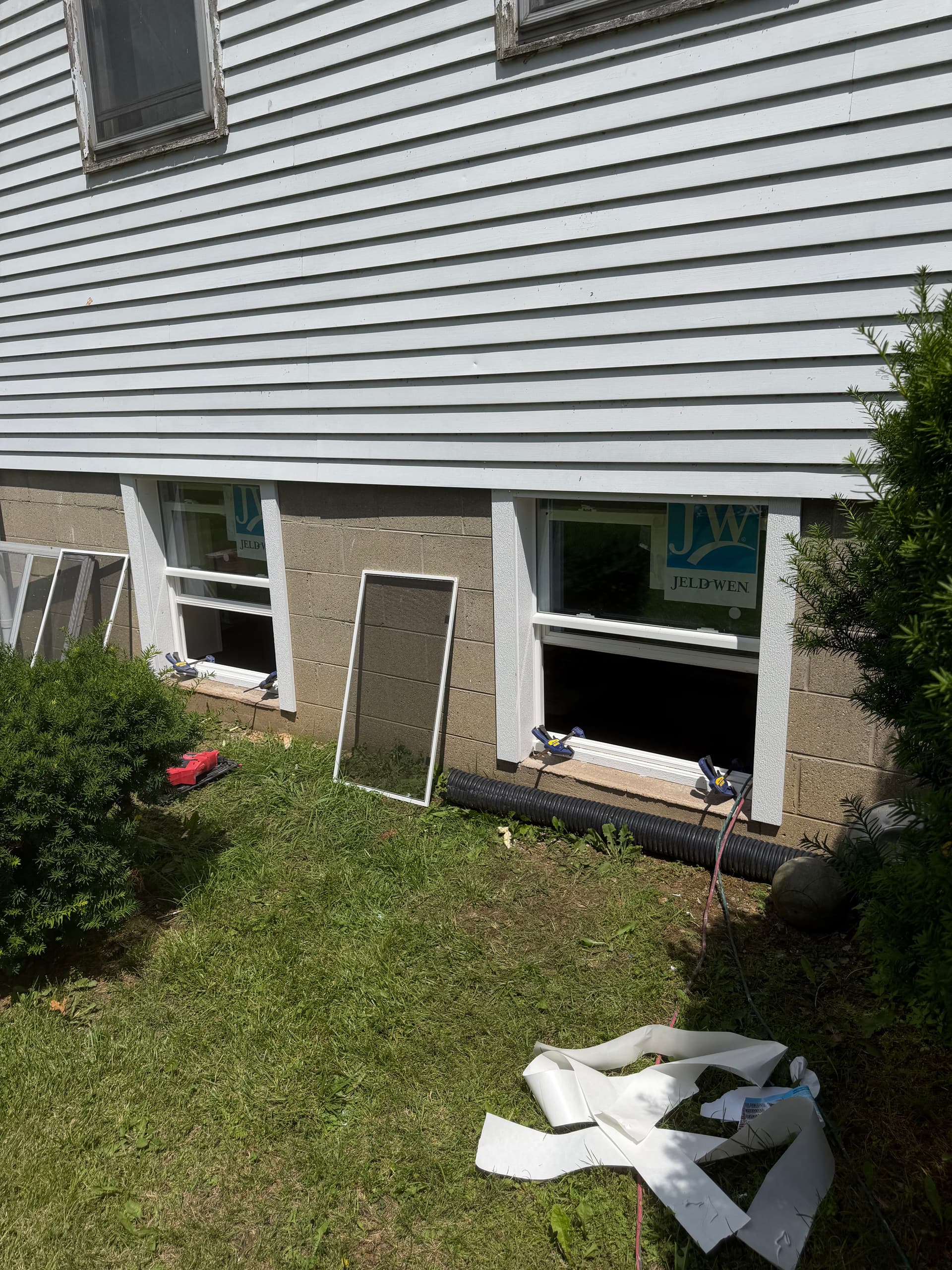 Gallery photos for 18 New Windows Installed With Custom Trim and Jamb Extensions: Image #1