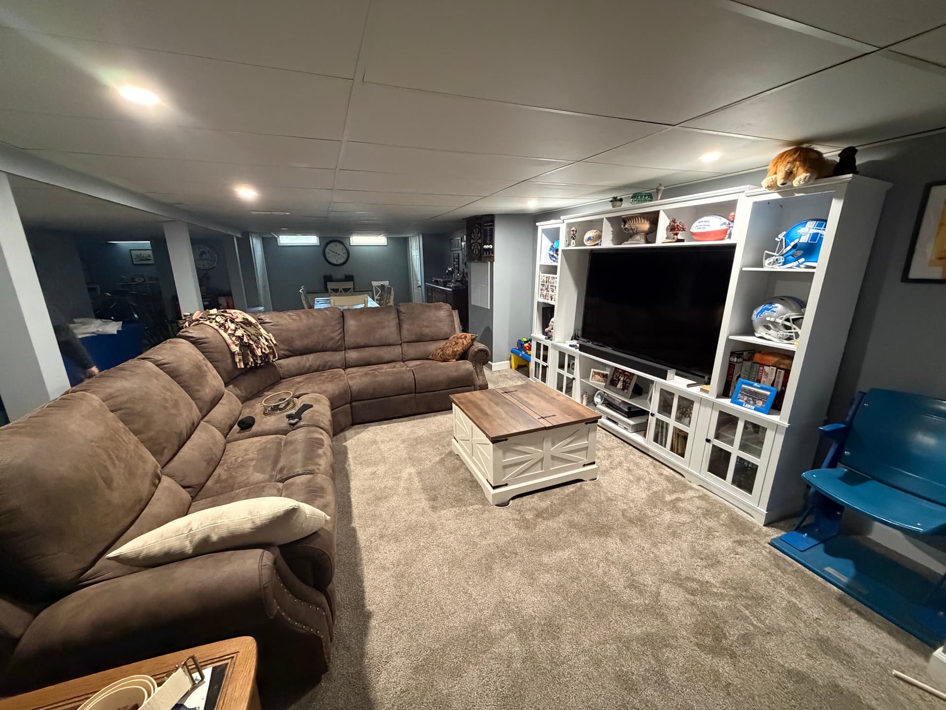 Gallery photos for This Basement Remodel Became the Ultimate Lions Den: Image #2