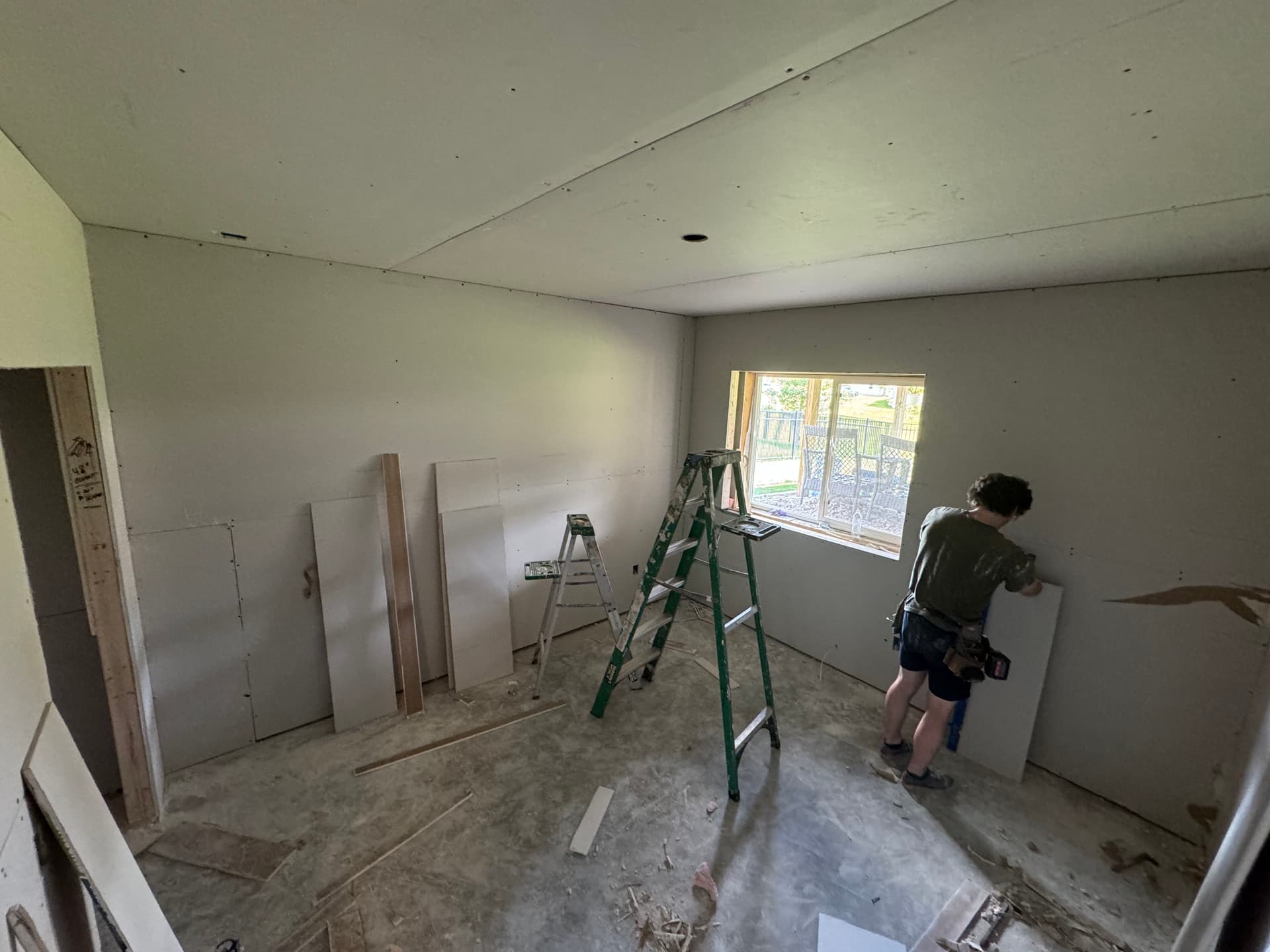 Gallery photos for Full House Drywall Install Taking Shape Room by Room: Image #2