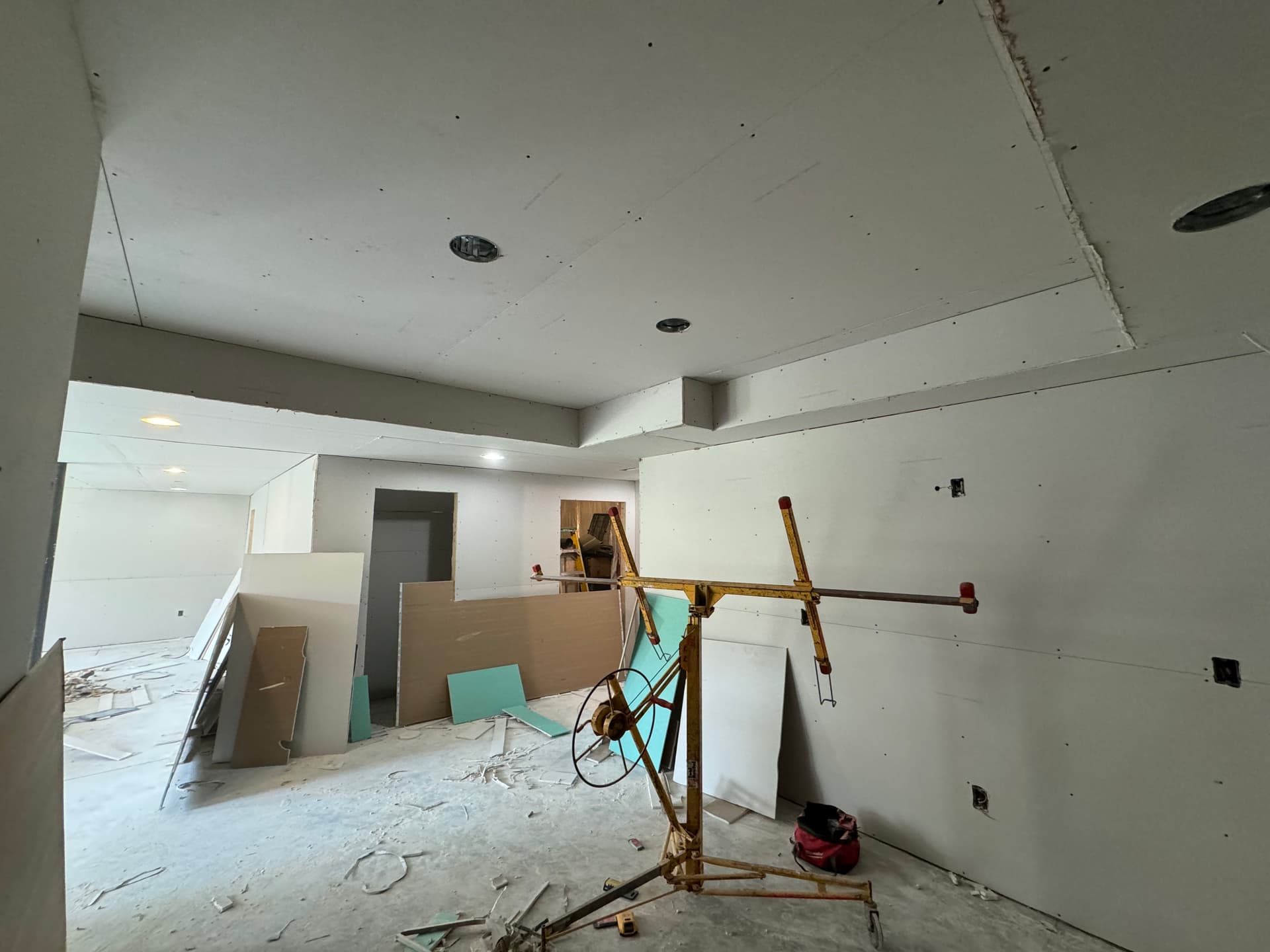 Gallery photos for Full House Drywall Install Taking Shape Room by Room: Image #1